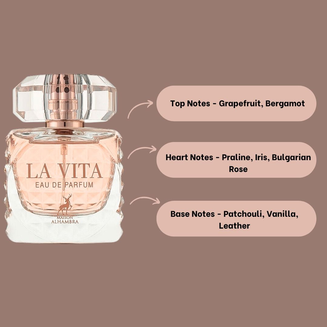La Vita by Maison Alhambra Eau De Parfum Spray 3.4 oz - Walmart.com