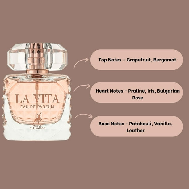 La Vita Eau De Parfum Spray By Maison Alhambra-3.4 oz - Walmart.ca