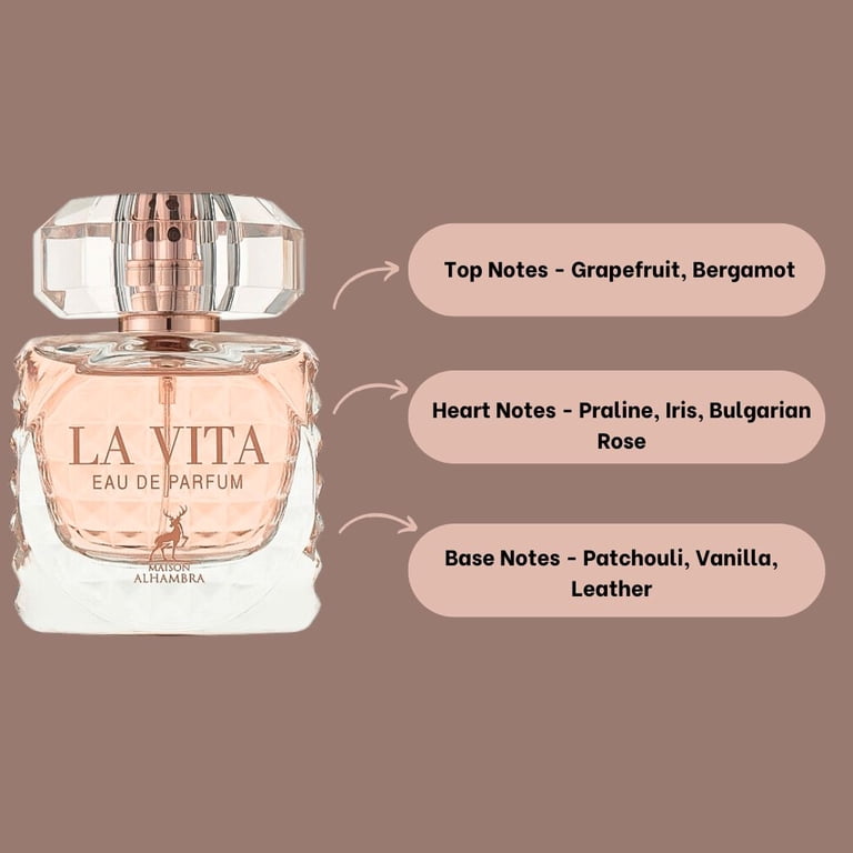 La Vita by Maison Alhambra Eau De Parfum Spray 3.4 oz - Walmart.com