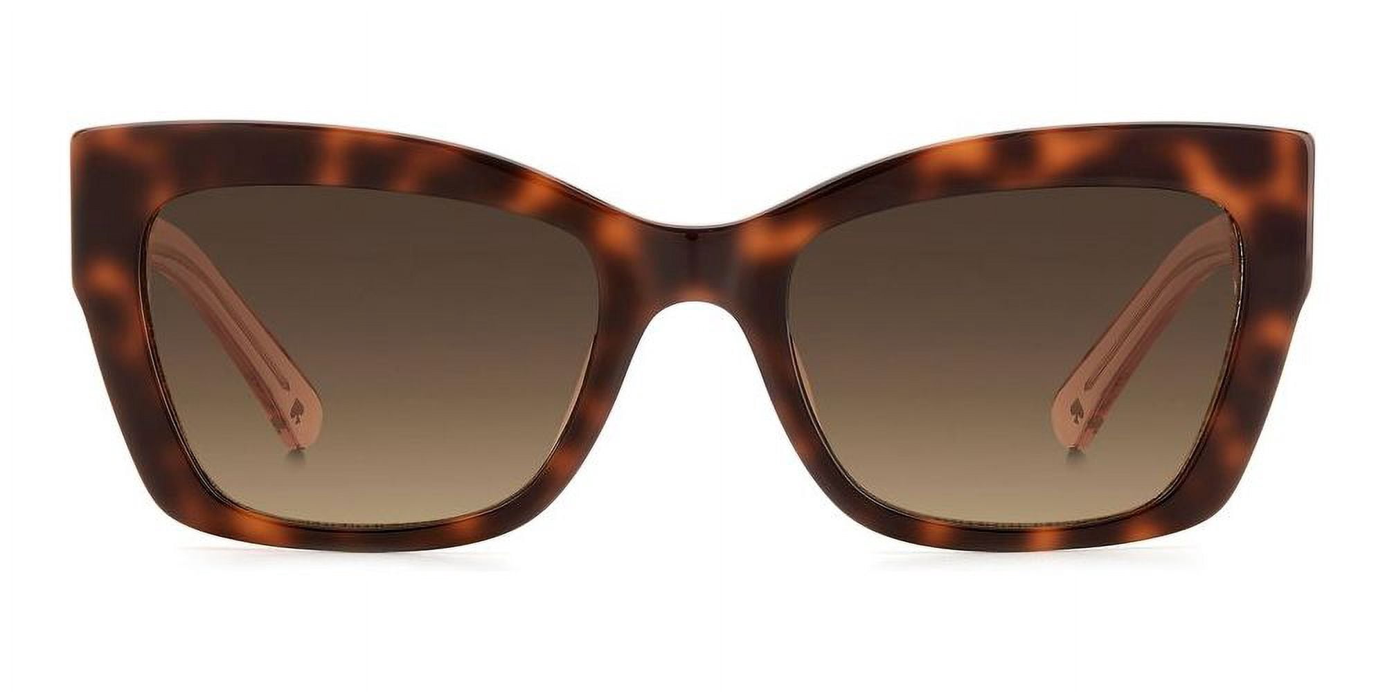 Kate Spade KS VALERIA/S Acetate Womens Cat Eye Sunglasses Havana Pink 53mm Adult