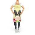 thumbnail image 2 of Carolines Treasures BB6076APRON Easter Eggs Papillon Black White Apron Large multicolor, 2 of 4