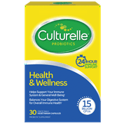 Culturelle Health & Wellness Probiotics, Vegetarian Capsules, 30 Ct