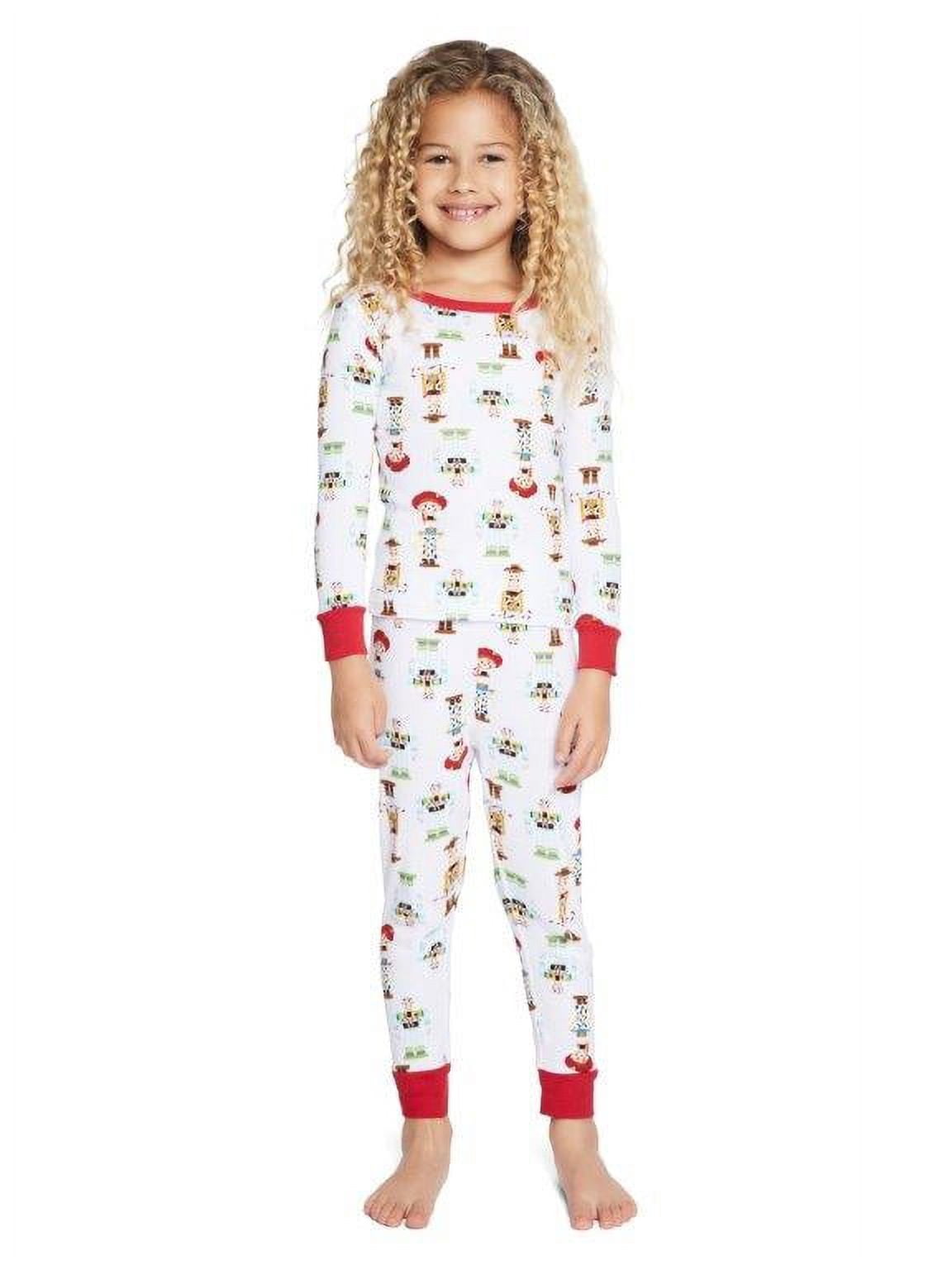 Disney Pixar Toy Story Toddler Unisex Long Sleeve Top and Pants, 2-Piece Pajama Set, Sizes 12M-5T