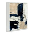 thumbnail image 4 of Stupell Industries Expressive Blue Tan Shapes Abstract Painting White Framed Art Print Wall Art, 17 x 17, 4 of 10