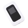 thumbnail image 3 of Enrutador WiFi 4G blanco con ranura para tarjeta micro, hasta 10 usuarios, pantalla LED de 1,44 pulgadas, batería de 2100 mAh, enrutador 4G LTE para teléfono, PC y tableta., 3 of 13