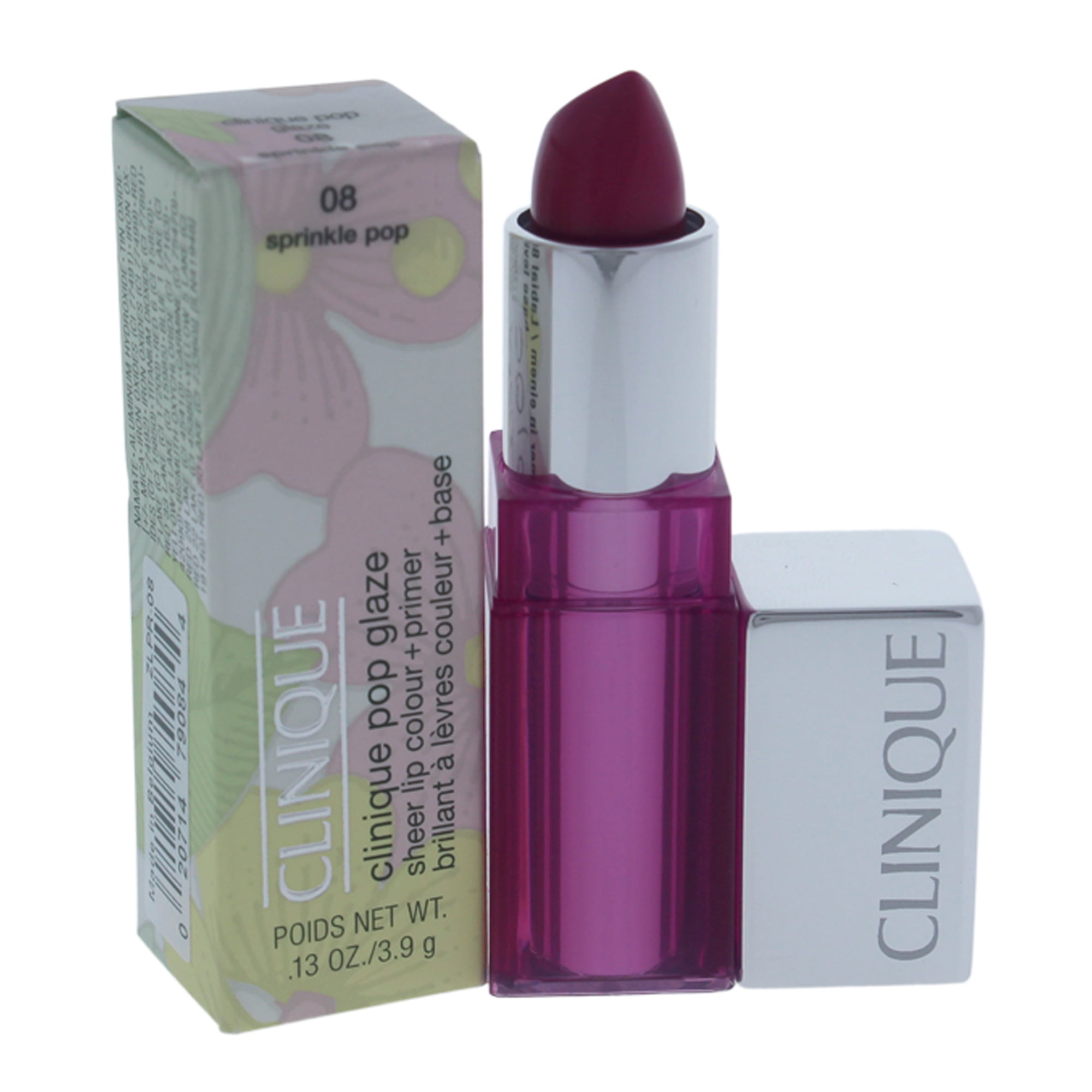 Manifold Tentacle fusionere Clinique Pop Glaze Sheer Lip Colour + Primer - # 08 Sprinkle Pop by Clinique  for Women - 0.13 oz Lipstick - Walmart.com