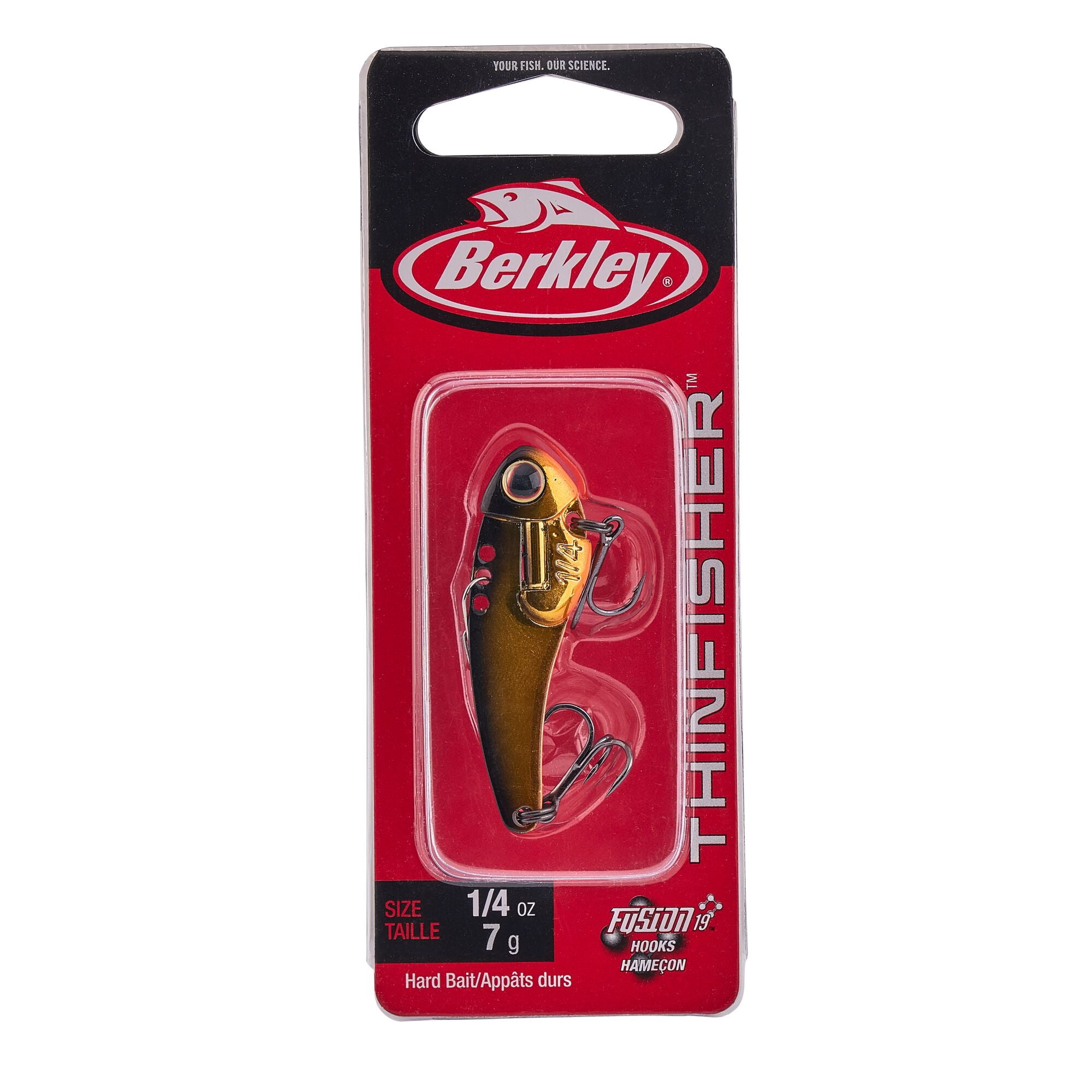 Berkley ThinFisher™, 1.75 in, Blade Baits, Spray Tan (1 Count)