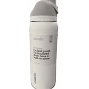 Owala FreeSip Stainless Steel Water Bottle, 32oz, Shy Marshmallow
