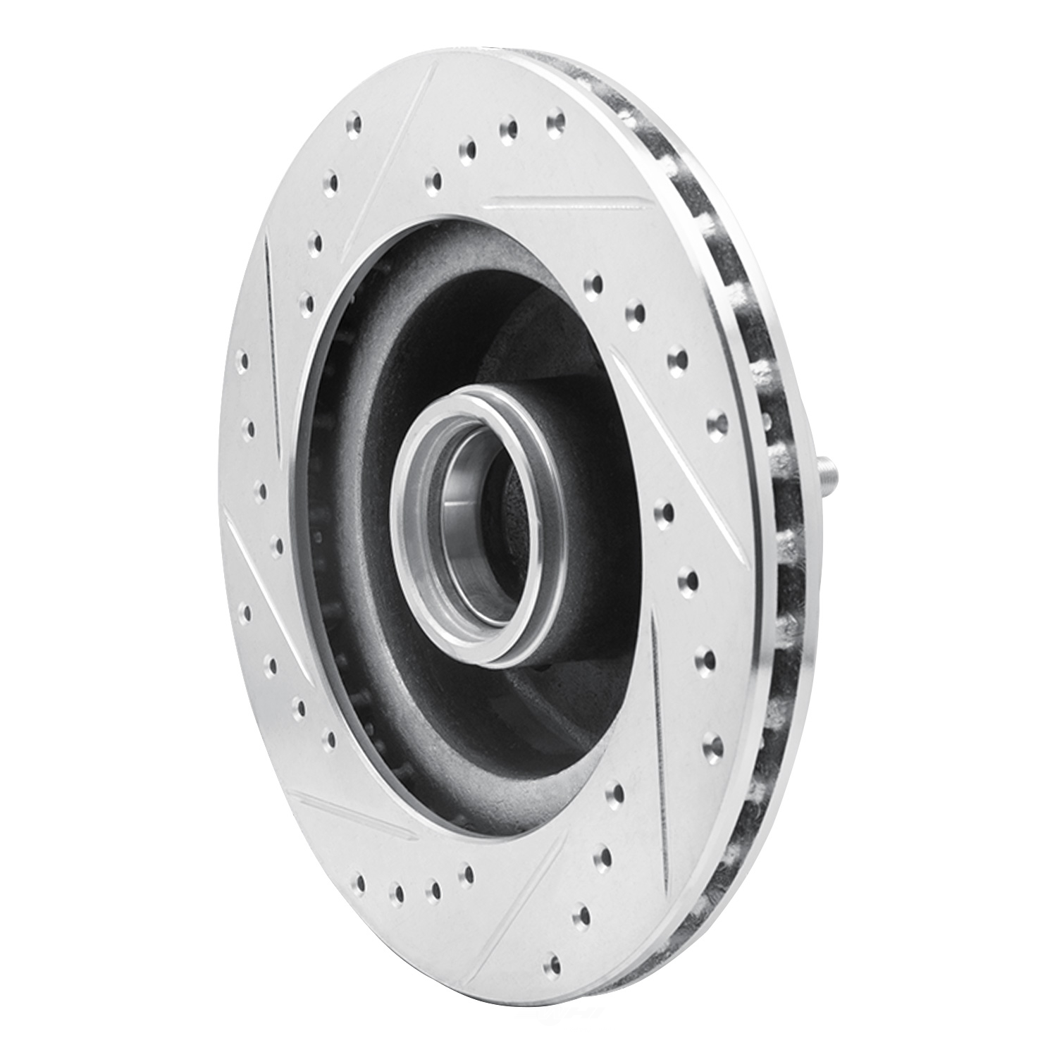 Dynamic Friction Company 631-40065R DFC Brake Rotor - Drilled And Slotted - Silver