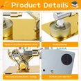 thumbnail image 4 of Sterling Engine Model Electricity Generator Physics Science Lab Teaching Tool Stainless Steel Power Generator Model Assemble Sterling Engine Model Kit for Kids Science Education, 4 of 6