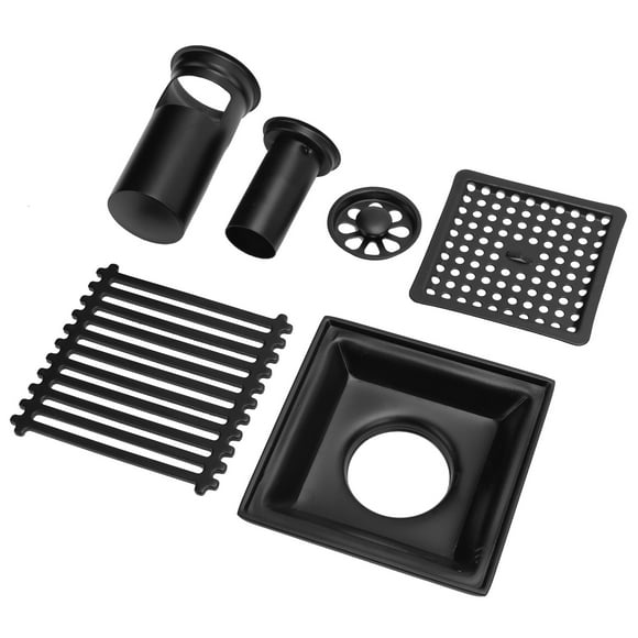 Bathroom Floor Drain, Bathroom Accessories Shower Drain 304 Stainless Steel  for Kitchen Bathroom, Garage