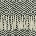 thumbnail image 3 of Rizzy Home  Boho Geometric Throw Blanket Black/Natural, 3 of 5