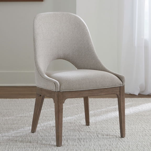 Liberty Furniture South Bend Uph Side Chairs for Dining Room - Set of 2 - Brown