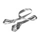 thumbnail image 1 of Correa para esterilla de yoga con orificio para colgar, accesorio ajustable de nailon brillante para mujer. Plata, 1 of 9
