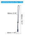 thumbnail image 2 of Uxcell 18" Paracord Lanyard Necklace Keyring Badge Holder Strap, Blue 3 Pack, 2 of 5