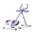 thumbnail image 3 of Máquina AB Machor Abdominal Ajustable para el gimnasio en casa Plegado para hombres Banco de ejercicio de la máquina abdominal del crujido abdominal Violeta con cuerda, 3 of 8