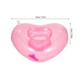 thumbnail image 2 of UPGRATOR 4Ud Portavasos Inflable En Forma Rosado Para Piscina Y Fiesta Material PVC, 2 of 7