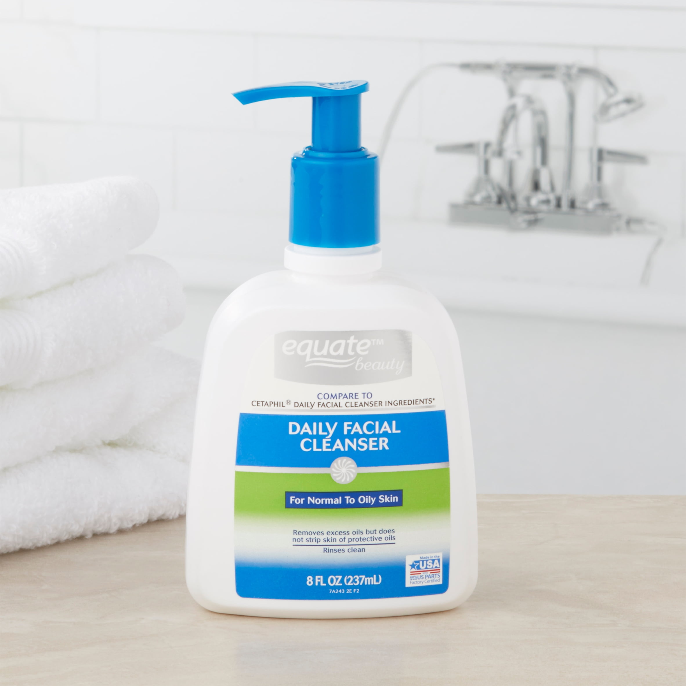 equate daily facial cleanser