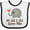 White and Black, variant on Inktastic My Lola and Lolo Love Me Grandbaby Boys or Girls Baby Bib