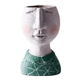 thumbnail image 2 of Florero retrato escultura resina decorativa rostro humano florero maceta para oficina en casa, tipo 3 sidaley HA002260-03B, 2 of 6