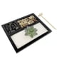 thumbnail image 4 of de bandeja de arena para jardín de meditación, de decoración budista de guijarros de rastrillo relajante, para escritorio, casa de té, perfke Bandeja de arena de meditación, 4 of 9
