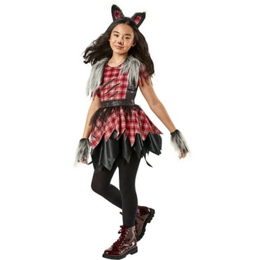 RUBIES II Girl Werewolf Fancy-Dress Costumes for Girls with Dress, Girls 4-6