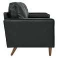 thumbnail image 3 of Modway Valour 81" Leather Sofa in Black, 3 of 8