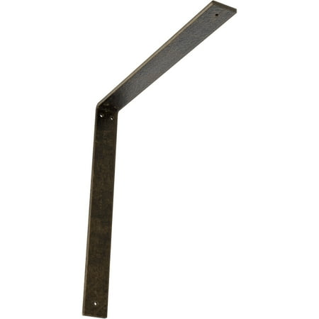 

2 W x 18 D x 18 H Hamilton Steel Bracket Antiqued Pale Gold