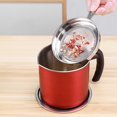 thumbnail image 6 of Clearance Under $10 Container With In Oil Strainer Red Glazed Stainless Cooking Oil Storage Can For Kitchen Easy Strain And Store Cooking Oils Dishwas, 6 of 7