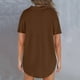 thumbnail image 4 of mfyjkho Tops Para Salir, Camisa De Satén Con Solapa Y Manga Larga Para Mujer, Color Liso, A La Moda Tops Para Salir Xl, 4 of 4