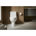 thumbnail image 2 of Kohler 78080-7 Compact Elongated Toilet with Skirted Trapway, 1.28 GPF - Black, 2 of 7