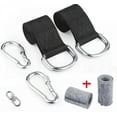 thumbnail image 3 of Swing With Suspension Kit, Outdoor Swing Hook, Safety Lock Mountaineering Buckle-week, 3 of 4