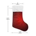 thumbnail image 2 of Ryvnso Christmas Stockings Gradient Red 17.7" Large Stocking Decoration 2 Pack, 2 of 7