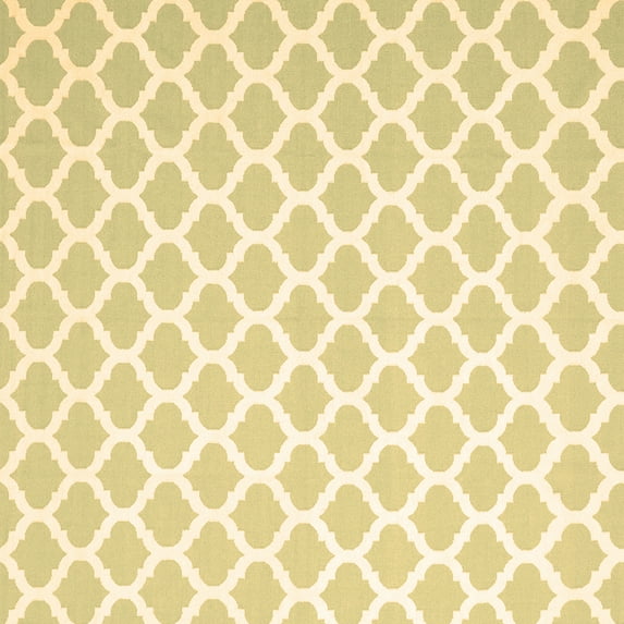 Ahgly Company Indoor Square Trellis Brown Modern Area Rugs, 4' Square