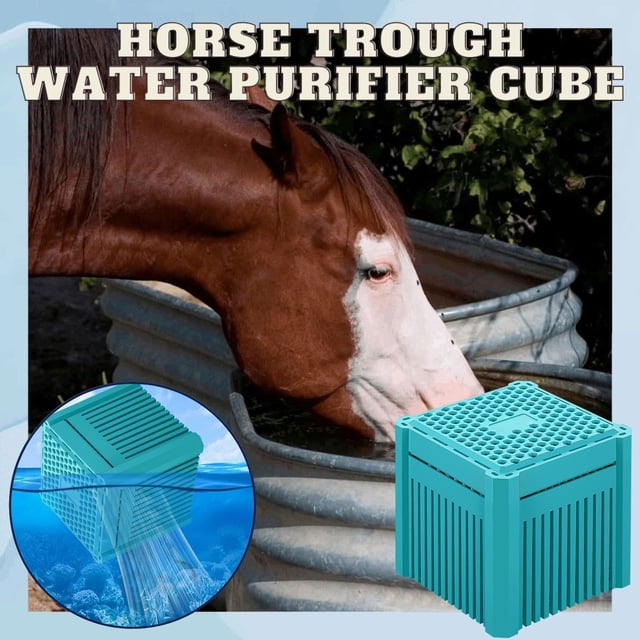 Filtro de Carbón Activado Clever para Caballos, Filtro de Carbón Activado para Bebida de Caballos, Filtro de Agua para Caballos para Purificación de Agua.