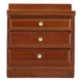 thumbnail image 1 of Mesitas De Noche Para Casa De Muñecas, Muebles De Madera Para Casa De Muñecas Sin Rebabas Para Entretenimiento, 1 of 7