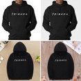 thumbnail image 2 of Friends Print Hoodies Sudadera Informal Suelta De Manga Larga Unisex (Negro Xl) Tmvgtek Caballero, 2 of 9