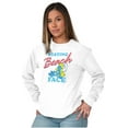 thumbnail image 3 of Smurfette Resting Beach Face Smurfs Women's Long Sleeve T Shirt Brisco Brands S, 3 of 6