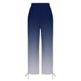 thumbnail image 5 of Bovemsi Wide Leg Pants Woman Women's And Fashionable Geometric Texture Beach Casual Travel Pants, 5 of 9