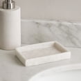 thumbnail image 2 of Evideco French home goods Stone Natural White Stone Effect Soap Dish Only Elegant Renaissance Polyresin Soap Dishes, 2 of 6
