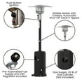 thumbnail image 4 of Sol Patio Outdoor Heating-Black Stainless Steel 40,000 BTU Propane Heater with Wheels-Commercial & Residential Use-7.5, 4 of 7