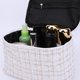 thumbnail image 4 of Bolsa de cosméticos de 3 piezas con cierre de cremallera, bolsa de maquillaje de viaje de tweed, color blanco para mujeres y niñas Ygjytge Para estrenar, 4 of 8