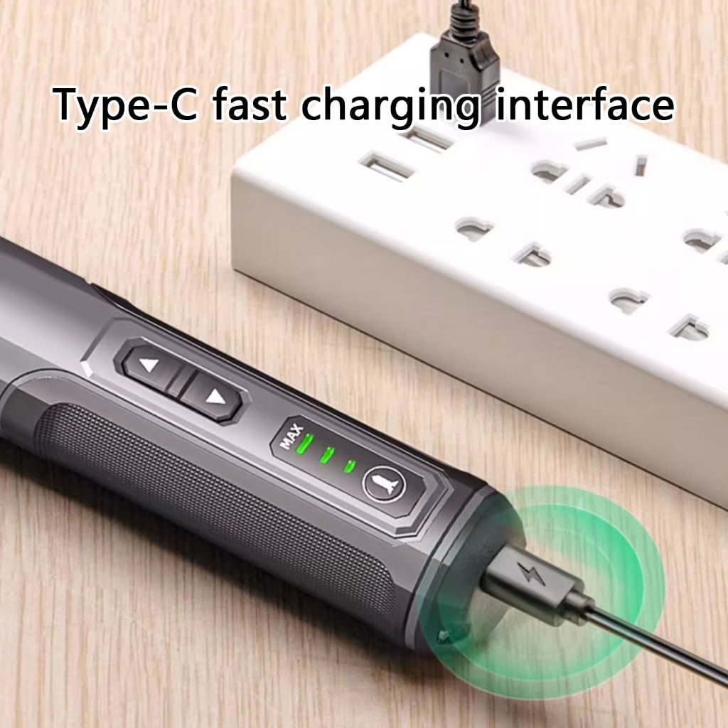 Portable 4V Electric Screwdriver Set with Adjustable Torques and Type C Charging for Household Maintenance