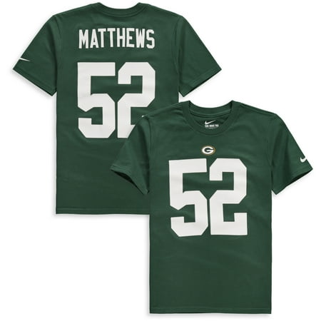 Clay Matthews Green Bay Packers Nike Youth Player Pride 2.0 Name & Number T-Shirt -