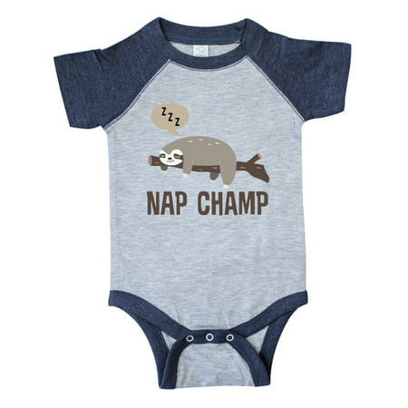 Sloth Nap Champ New Baby Infant Creeper