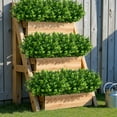 thumbnail image 3 of Scidweet 20 Bundles Artificial Plants Outdoor, Greenery Faux Fake Plastic Plants for Outside Spring Summer Patio Garden Porch Yard Home Decor, 3 of 6