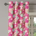 thumbnail image 3 of Ambesonne Floral Grommet Curtain, Taiwan Hakka Culture, 50" x 63", Pink Blue Green, 3 of 6