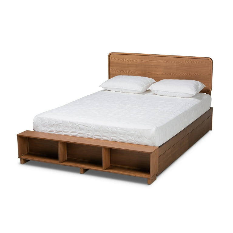 Baxton Studio Vita Modern Transitional Ash Walnut Brown Finished Wood 4-Drawer King Size Platform Storage Bed Baxton Studio Vita Modern Transitional Ash Walnut Brown Finished Wood 4-Drawer King Size Platform Storage Bed
