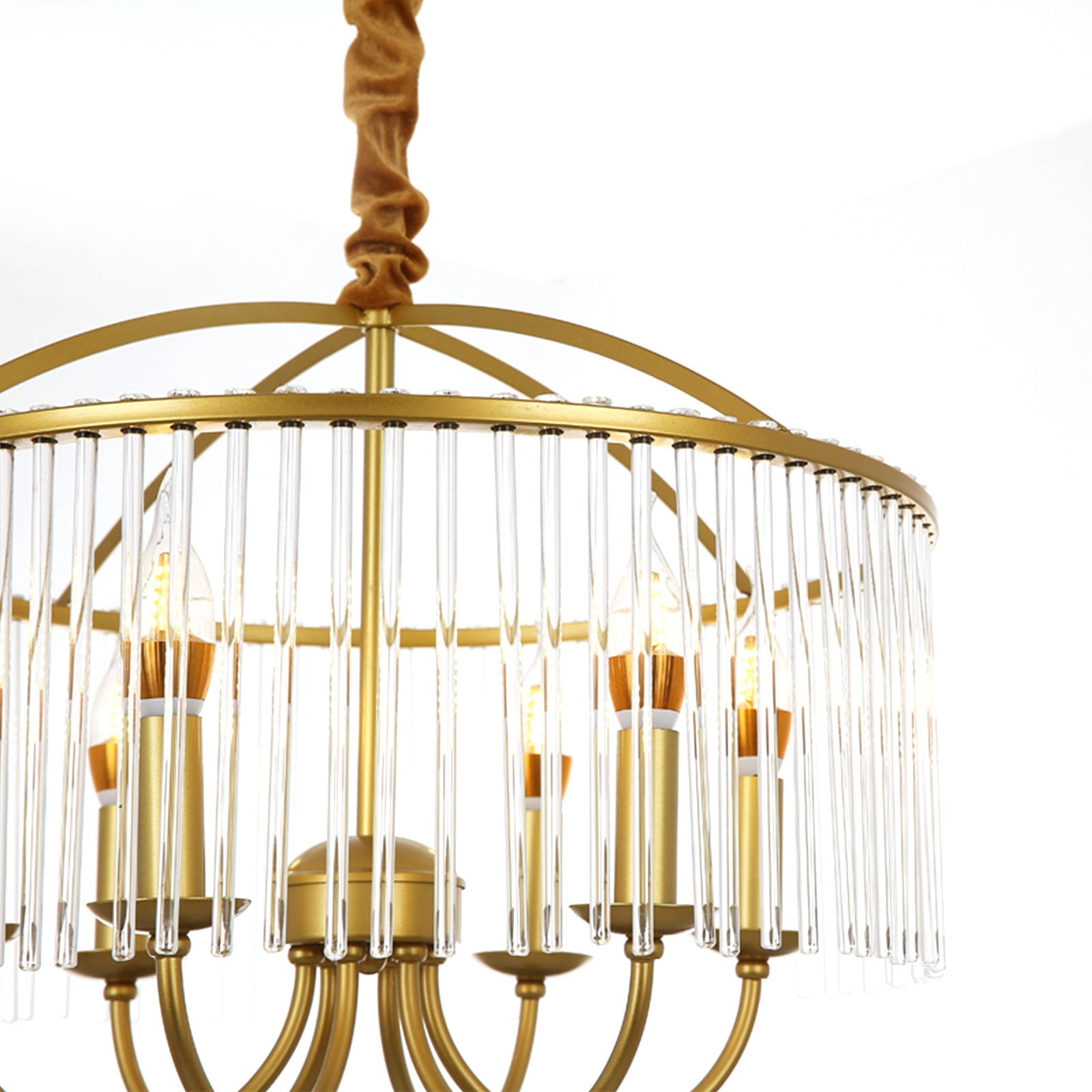 Ceiling Mounted Light, Crystal Ceiling Light, 6-light Ceiling Light Fixture