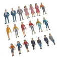 thumbnail image 5 of 20pcs 1:25 O Scale Assorted Miniature People Model Figurines for Model Train Diorama Scenery Supplies, 5 of 6